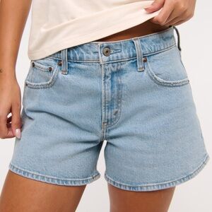 Abercrombie A-Line Mid Rise Shorts Curve Love 29